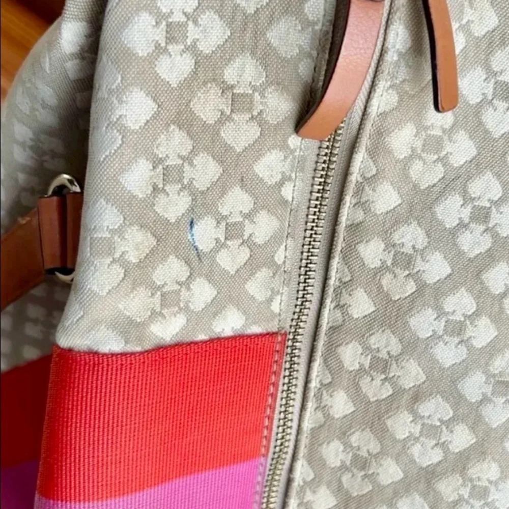 Kate Spade purse bag Signature crossbody tote geometric xlarge satchel logo